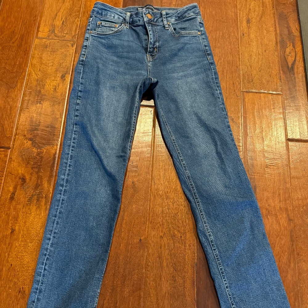 Boden Jeans Women's 4* Blue Slim Straight Leg High Rise Preppy